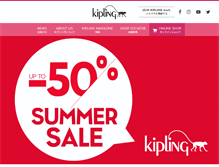 Tablet Screenshot of kipling.jp